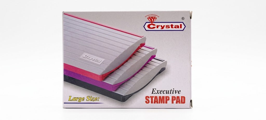 Stamp pad Blue/Black/Red/Green Large size