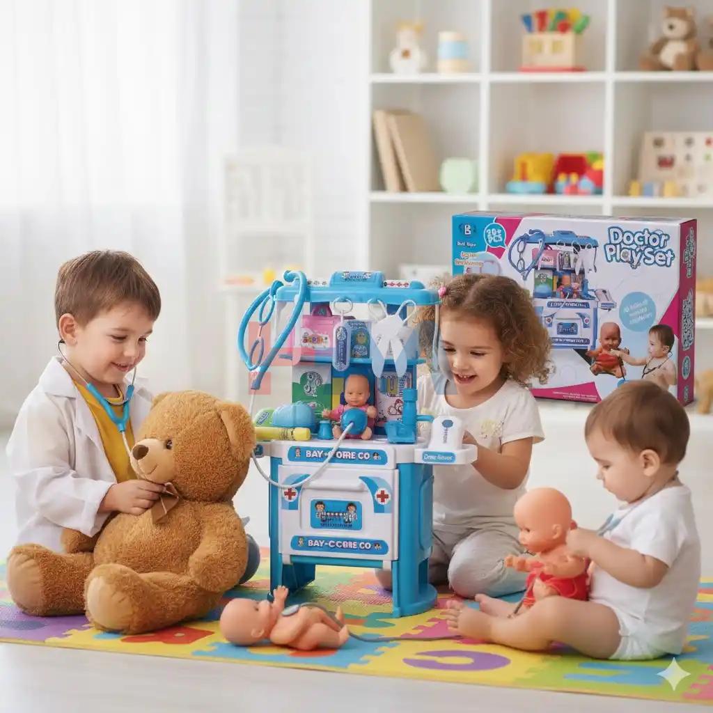 Interactive Kids Doctor Clinic Role Play Center - 28Pc
