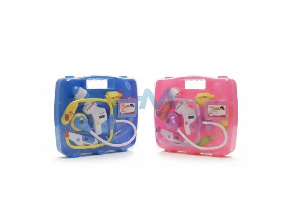 Premium Doctor Set for Kids-Complete Medical Play Kit with Blue & Pink Cases