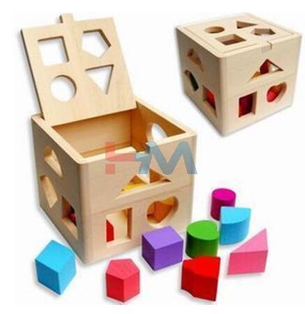 Educational Fifteen Hole Shape Intelligence Box