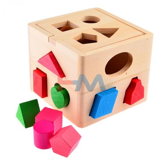 Educational Fifteen Hole Shape Intelligence Box