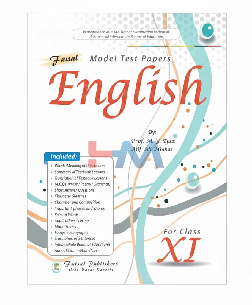 English Faisal Model Test Paper For Class XI