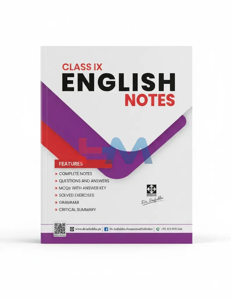 English Notes For Class IX (Dr Saifuddin)