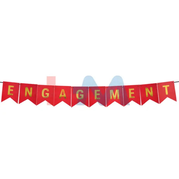 Engagment Card Bunting Banner