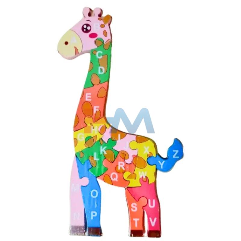 Educational Giraffe 2 in 1 Puzzels with Whiteboard