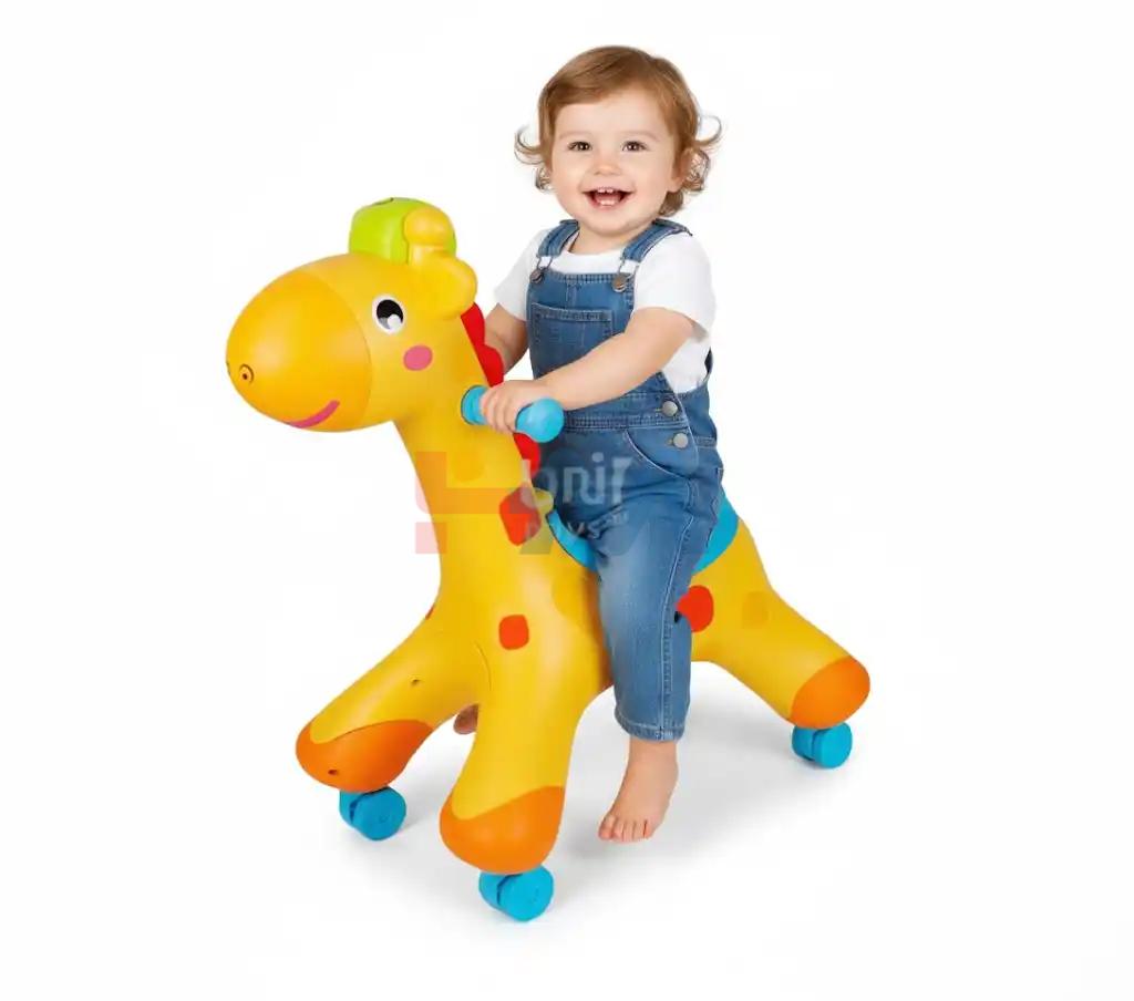 EverGreen Rockin Riding Giraffe - Yellow