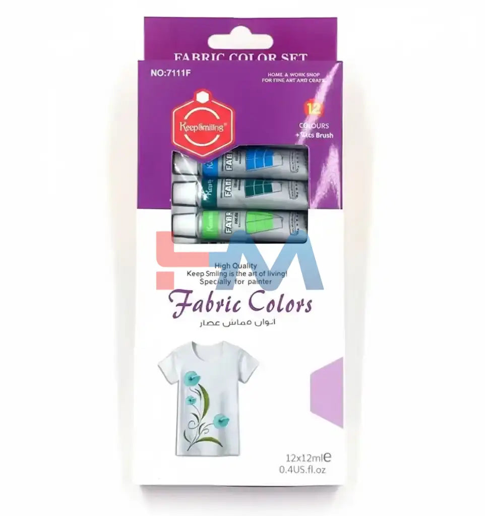 Fabric Color 12 Color 6 ml