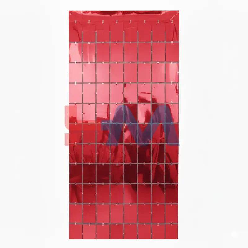 Foil Curtain Boxes Backdrop (Pack of 1 Pcs)