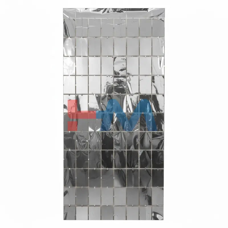 Foil Curtain Boxes Backdrop (Pack of 1 Pcs)