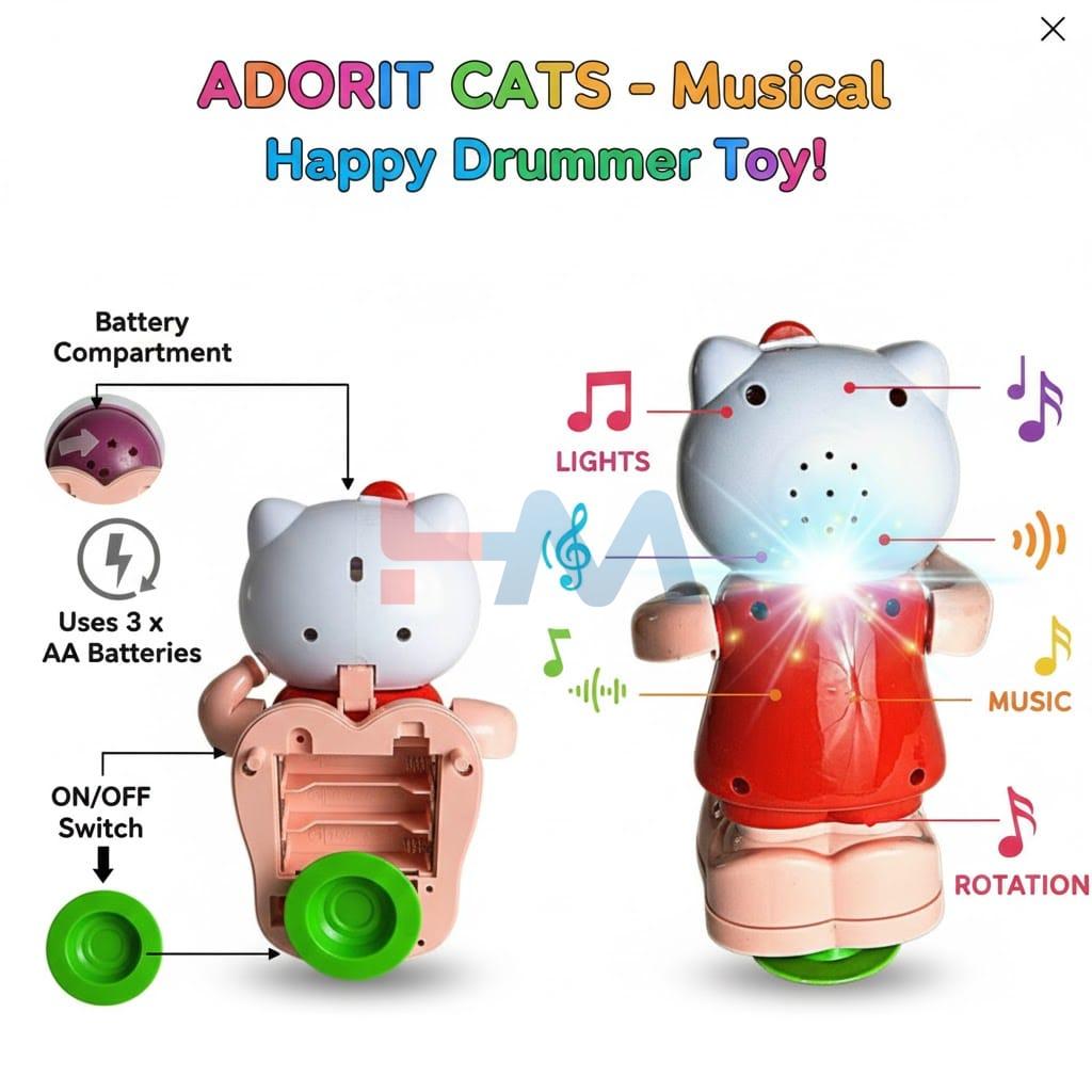 Funny Drummer Music Toy For Kids