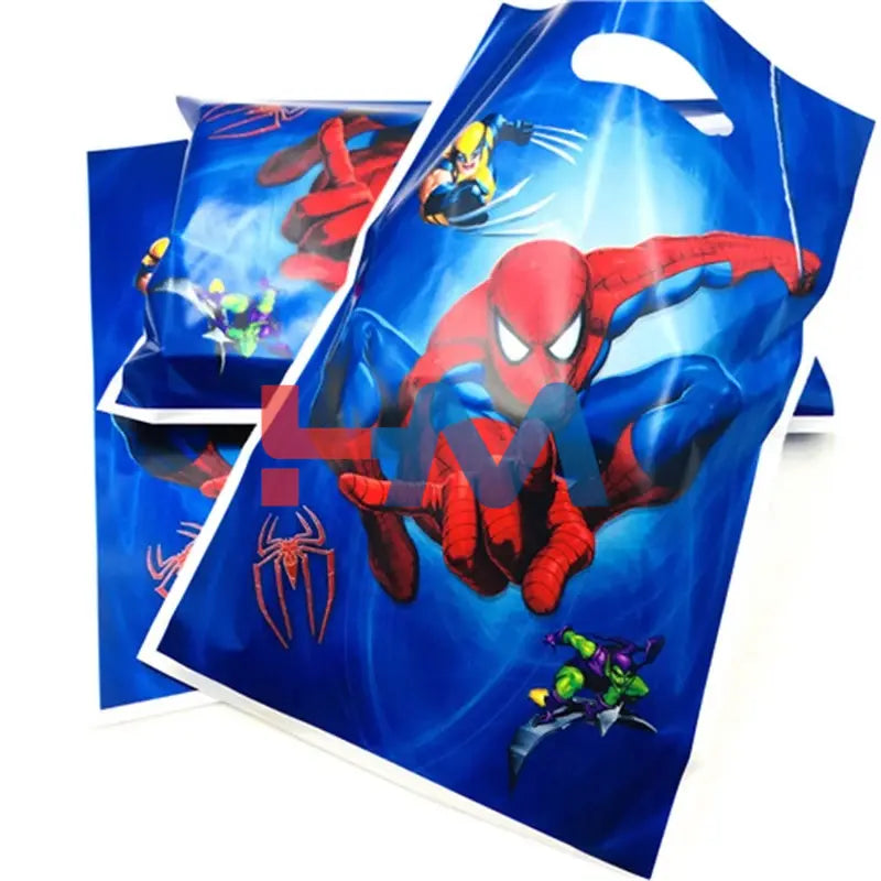 Cartoon Theme Plastic Goddies Bags -10 Pcs