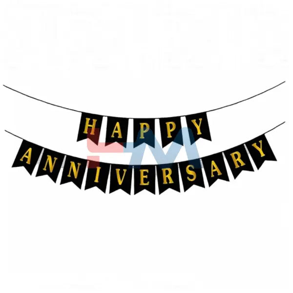Happy Anniversary Card Bunting Banner