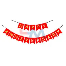 Happy Anniversary Card Bunting Banner
