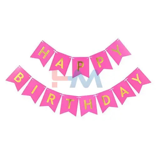 Happy Birthday Card Bunting Banner