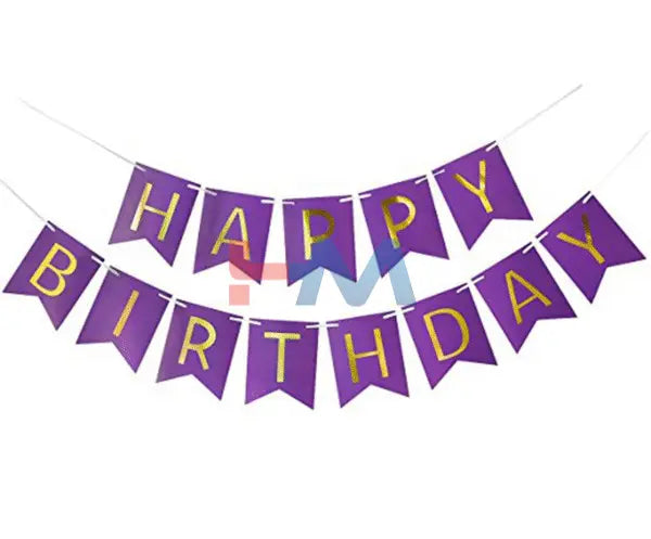 Happy Birthday Card Bunting Banner