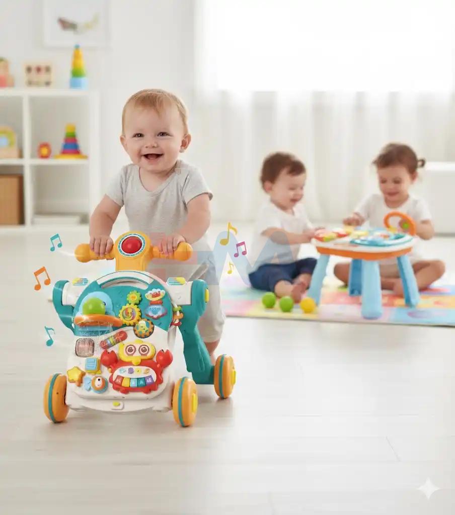 Haunger 2 in 1 Baby Walker & Actve Table