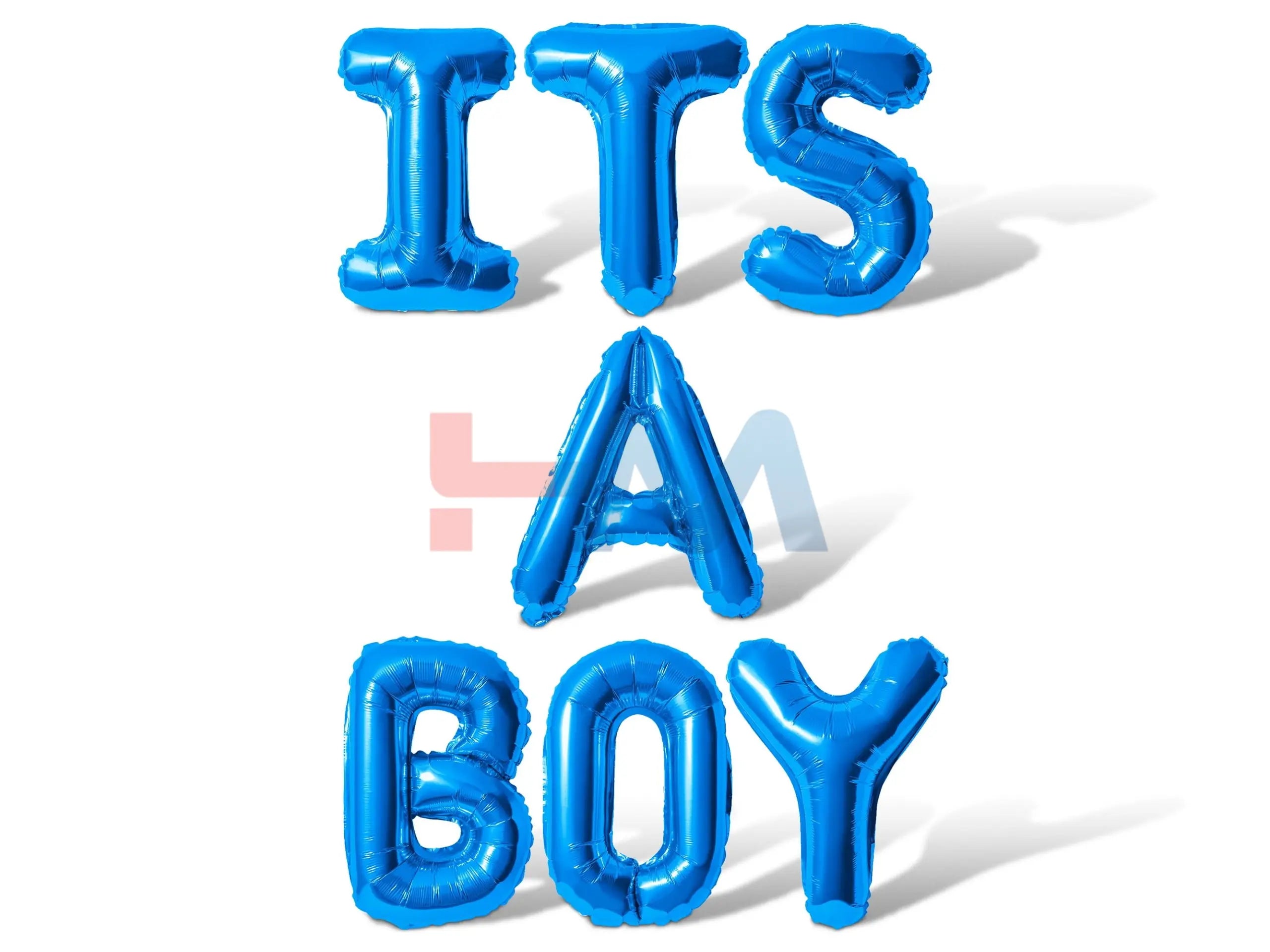 Its A Boy Foil Balloons
