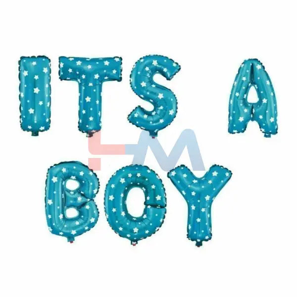 Its A Boy Foil Balloons