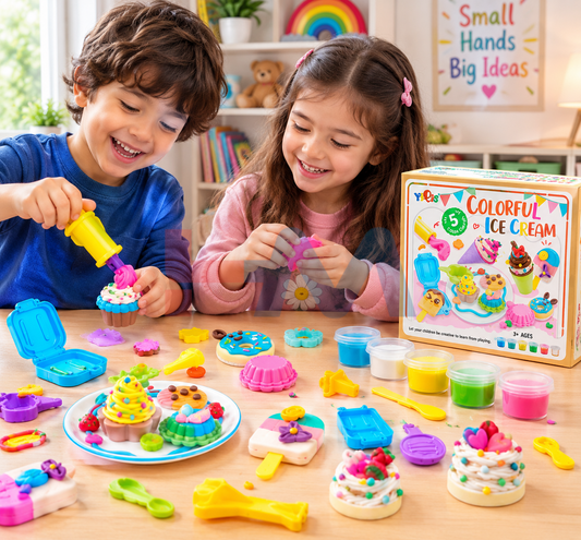 Kids DIY Ice Cream Clay Dough Making Kit