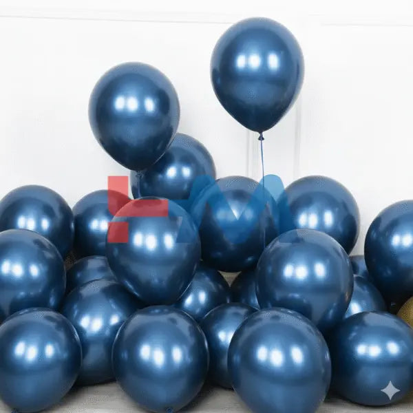 Chrome,Metallic,Shiny Latex Balloons -10" Inch