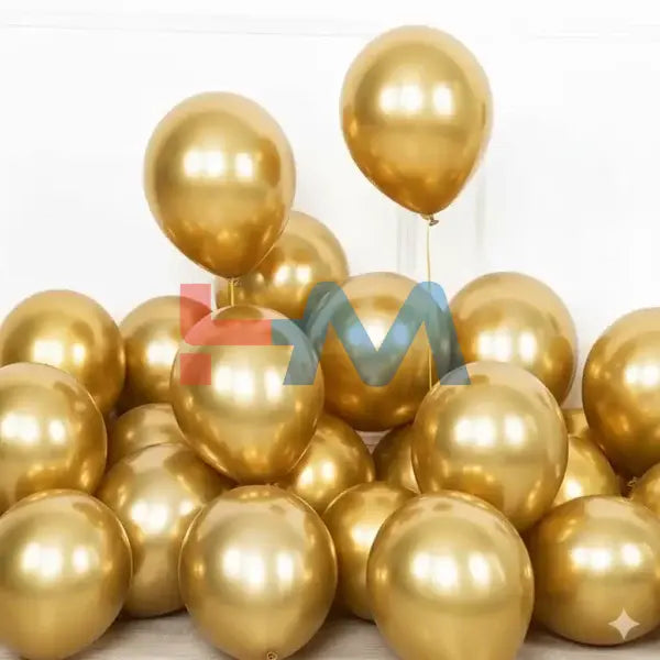 Chrome,Metallic,Shiny Latex Balloons -10" Inch