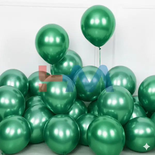 Chrome,Metallic,Shiny Latex Balloons -10" Inch
