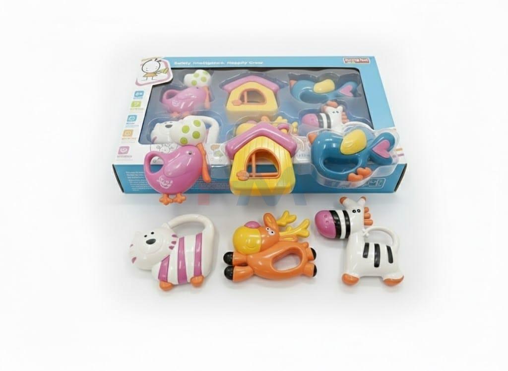 Loving Hut Baby's First Rattle Set