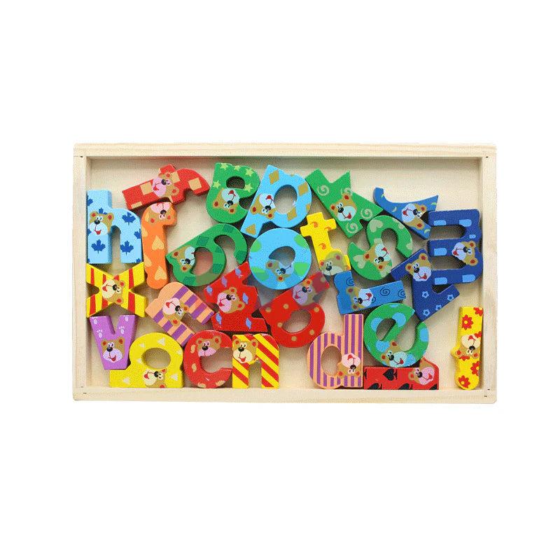 Multicolor Educational Wooden Alphabets