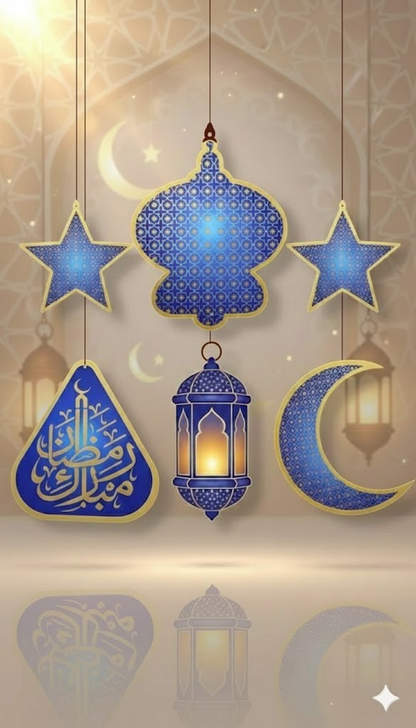 Ramadan Hanging 6 Pc Decoration Set