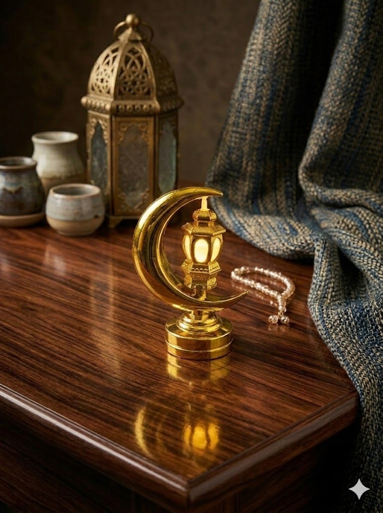 Ramadan Golden Lattern Decoration