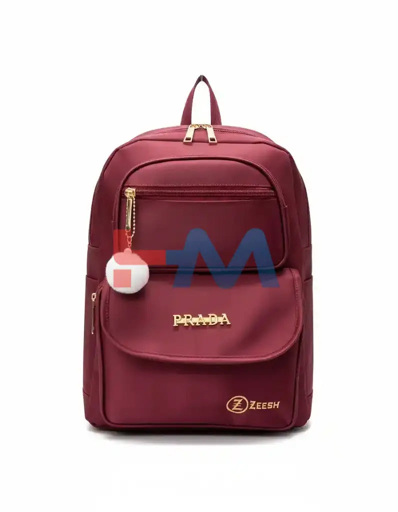 Mahroon Parada Fancy BackPack (16 Inch)