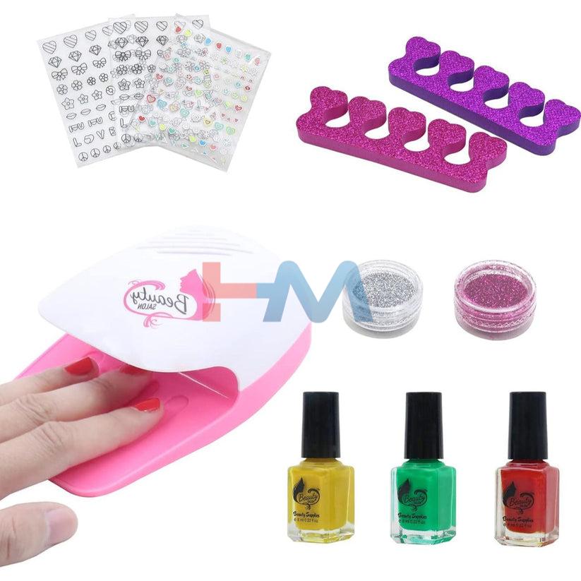 Nail Glam Salon Nail Dryer 2in1 Paint & Sticker
