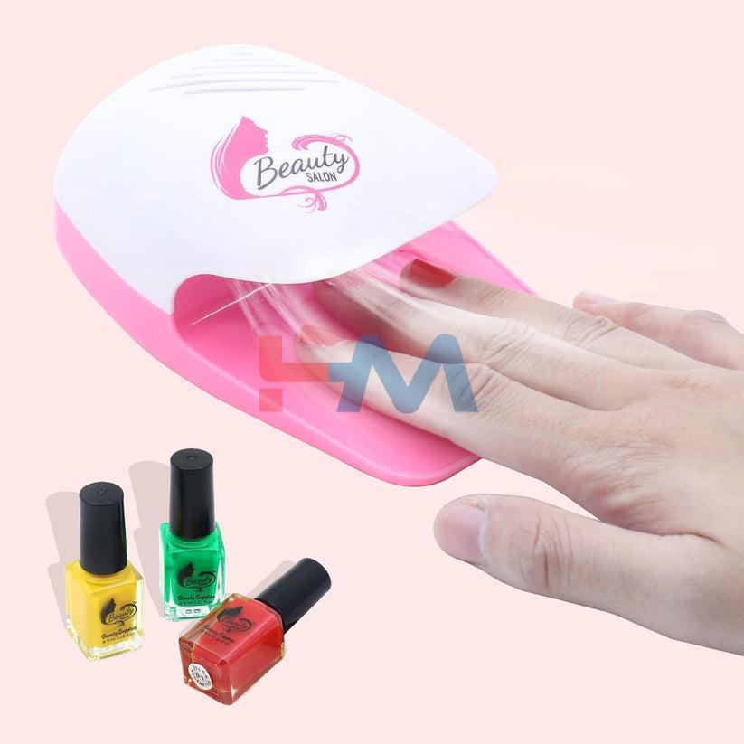 Nail Glam Salon Nail Dryer 2in1 Paint & Sticker