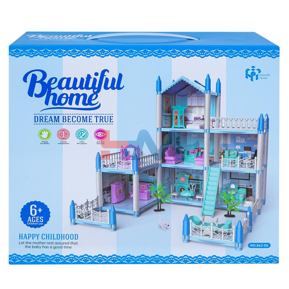 Happy Children Doll House For Girls