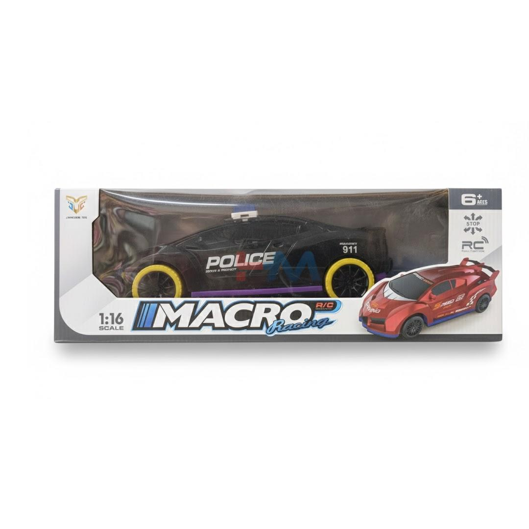 Macro R/C Police Racing Car