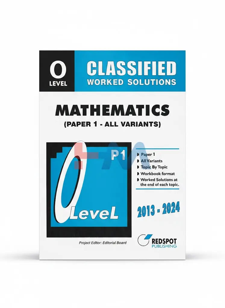 O Level Classified Mathematics Paper 1 Unsolved Worked Solution