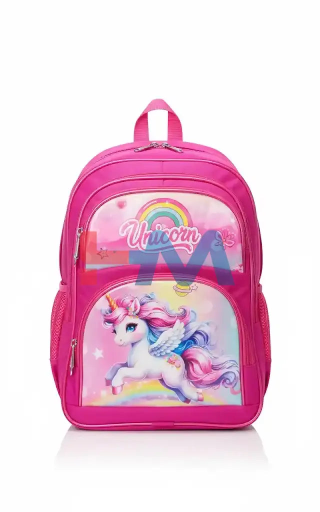 Pink Unicorn Kid BackPack (16 Inch)