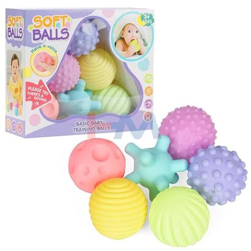 Soft Balls Baby Training Balls Box With 6-balls