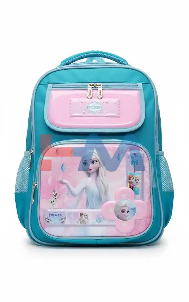 Sky Blue Frozen Kid BackPack (18 Inch)