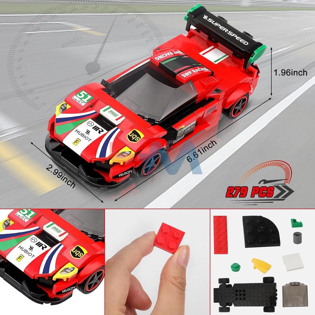 R/C Sports Car Building Block Set 230Pc