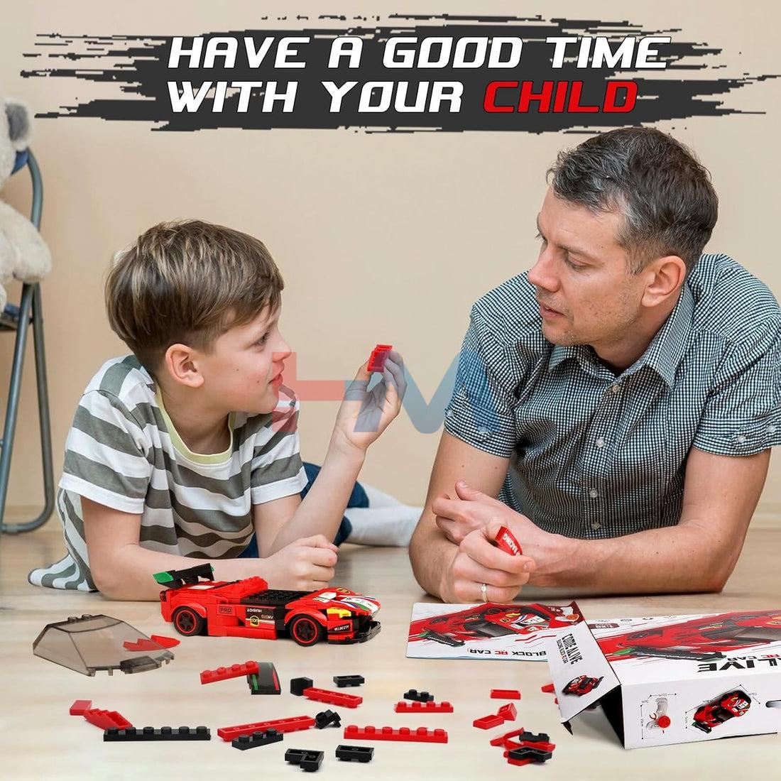 R/C Sports Car Building Block Set 230Pc