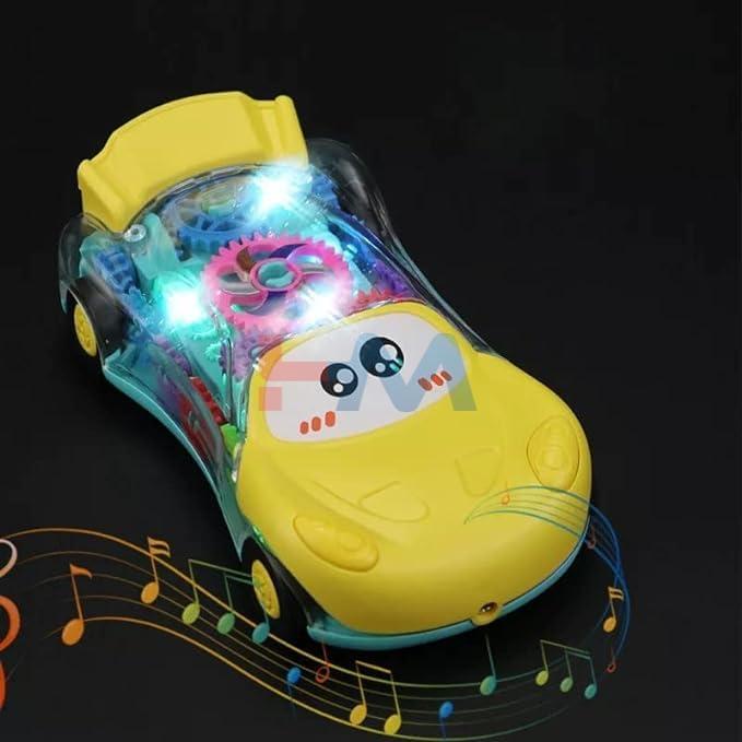 Transparent Phone Car Shape(with Light & Music)