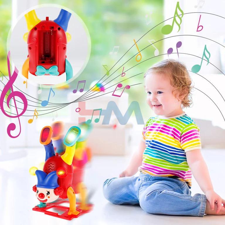 Upside Down Clown Musical Toy MultiColor