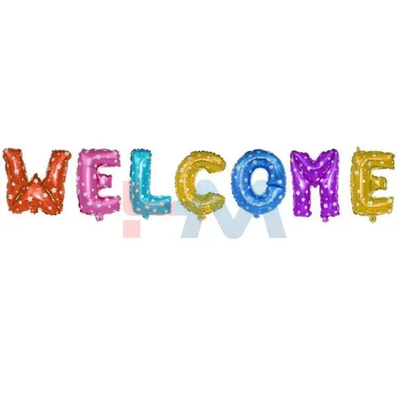 Welcome Foil Balloons