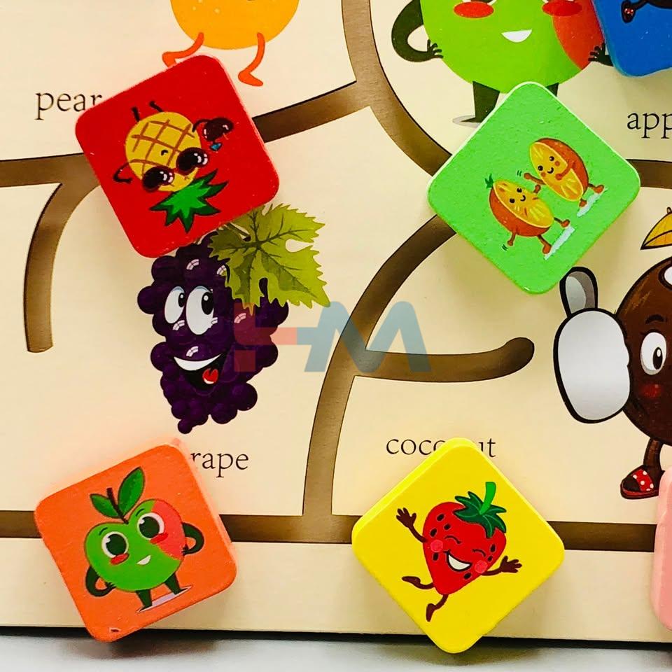 Wooden Positioning Track Board For Kid