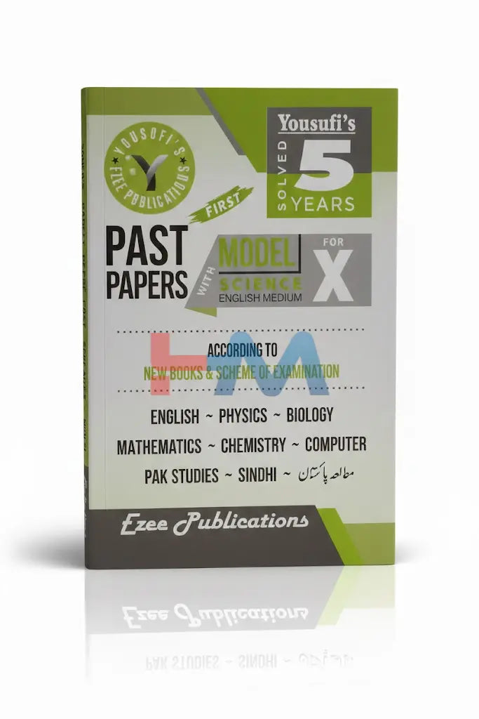 Yousufi's 5 Years Solved Past-Papers X Science